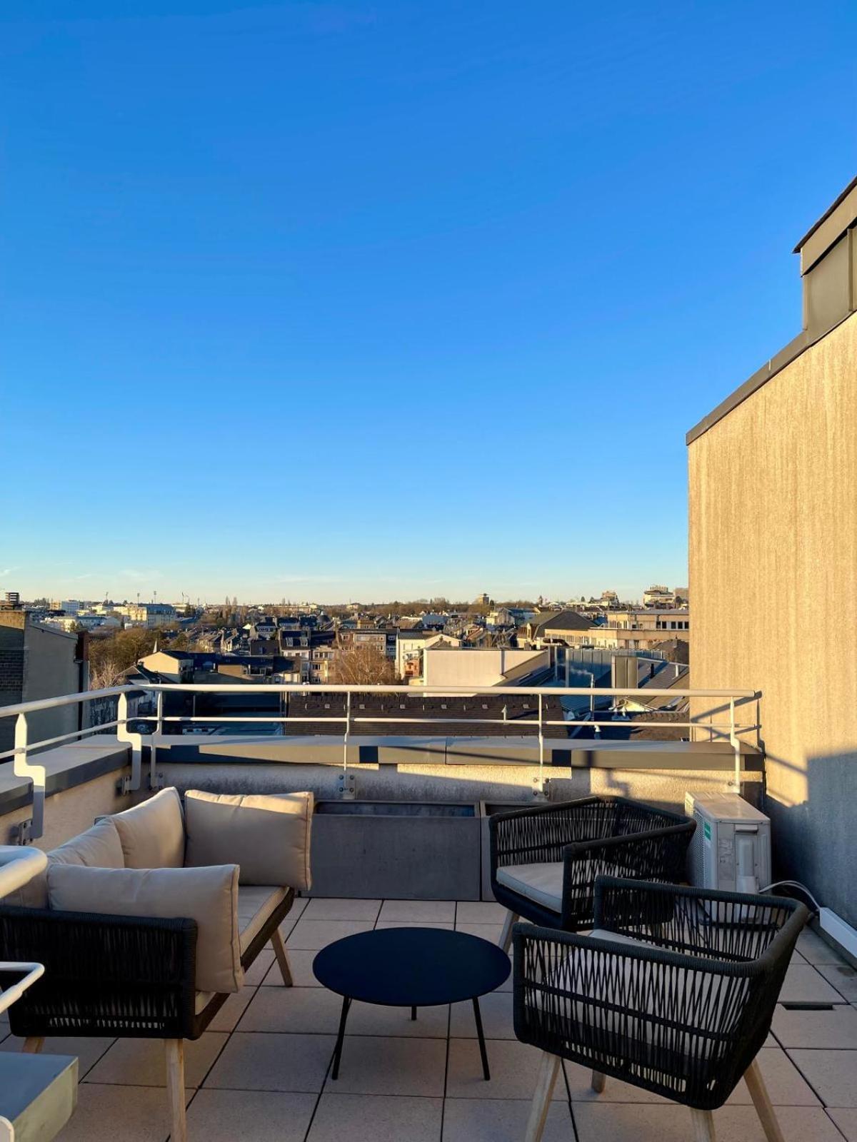 Lux Penthouse - Office, Terrace, Gym & Parking Lejlighed Luxembourg By Eksteriør billede